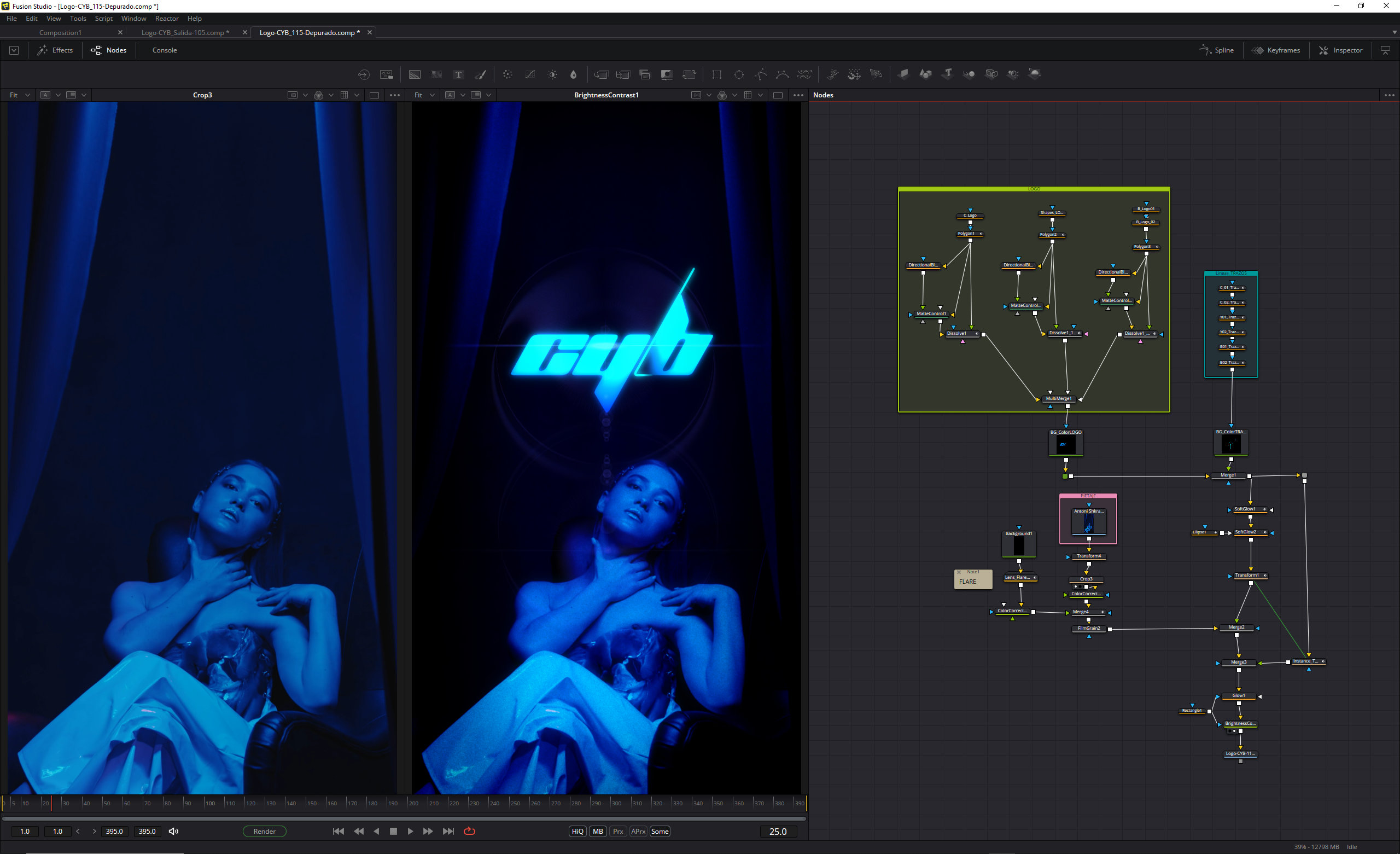 Ajustes y Efectos Finales en Fusion