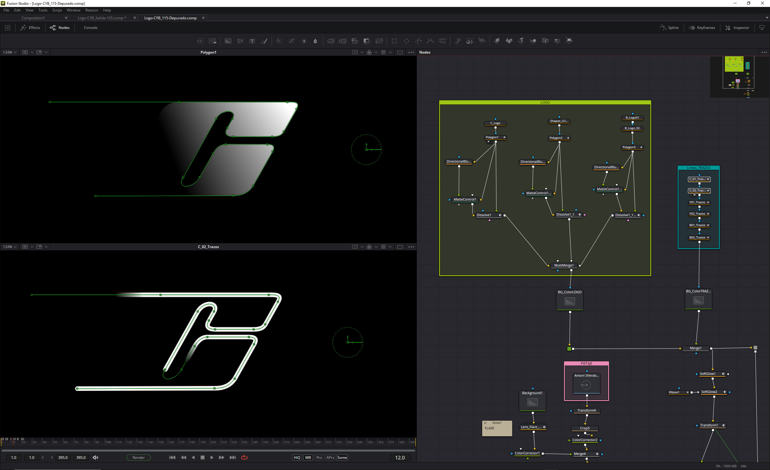 Animación de Trazos en Fusion